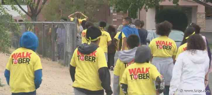 Albuquerque students participate in 'Walk-Tober'