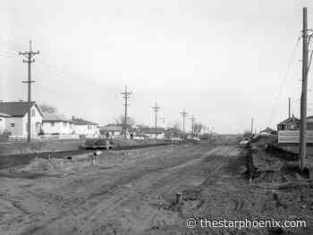 Saskatoon's west side thoroughfare, 22nd Street, takes shape in 1962