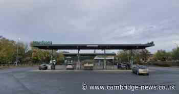 Cordon in place at St Ives Morrisons petrol station after firefighters called to fuel leak