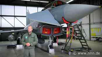 In der Abschlussmission startet Eurofighter-Pilot Dirk Pingel in Laage für die blaue Seite