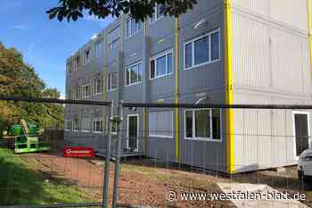 Containeranlage soll Raumnot an Grundschule in Kirchlengern lindern