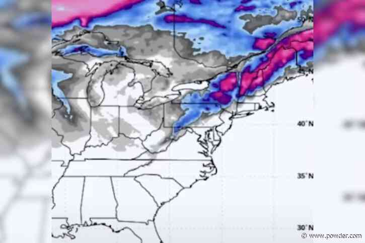 Forecasts Predict "Slight Chance" For First Major Snowstorm To Hit The East Coast