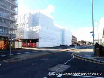 Scaffolding on Cassiobury House in Watford - here's why