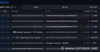FTX Moves Millions Worth of LINK, MATIC, AGLD to Coinbase as Sam Bankman-Fried Testifies