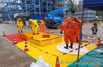 FW Stuttgart: Zwei Personen bei Ammoniakaustritt leicht verletzt