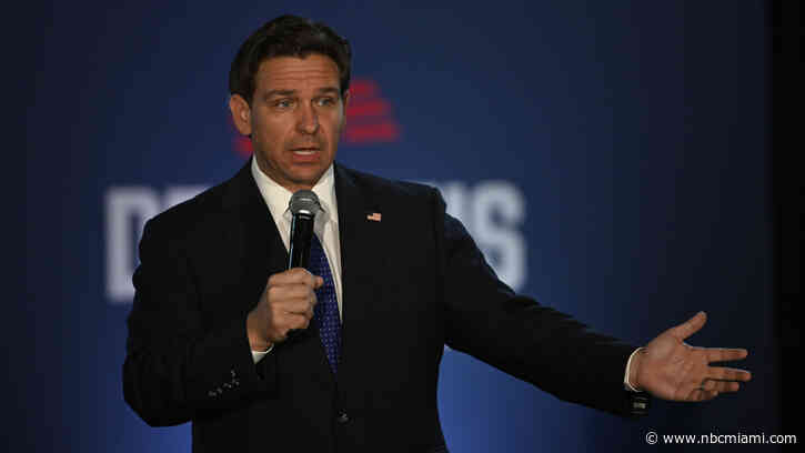 Florida Gov. DeSantis says he's sending weapons, drones and ammo to Israel