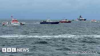 North Sea search abandoned for four missing on British ship Verity