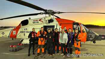 4 Canadians rescued after vessel capsized on Atlantic Ocean credited with emergency preparedness