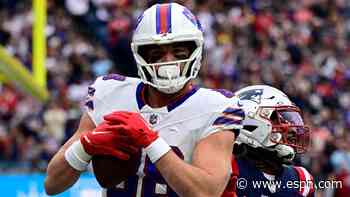 Bills place TE Knox on IR after his wrist surgery