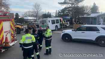 One known injury following collision between Saskatoon Transit and school bus
