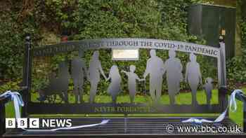 Bench memorial in Winchester to remember Covid-19 victims