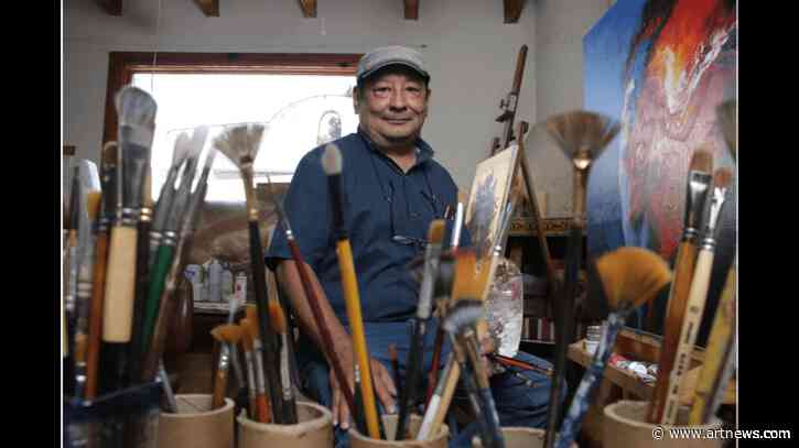 Fidel García’s Otherworldly Figures Swirl Into Being