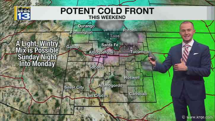 Much colder temperatures are on the way starting Sunday