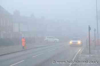 Hull fog - severe weather warning and travel disruption for East Yorkshire on Friday