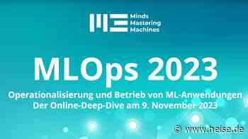 heise-Angebot: Machine Learning: Jetzt noch Ticket für den Online-Thementag zu MLOps sichern