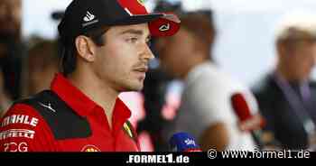 Formel-1-Liveticker: Leclerc sieht dritten Platz in der WM nicht als sicher an