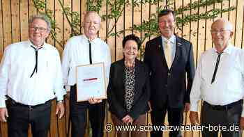 Herbstfest in Vollmaringen: Für die treuen Sänger erklingen ihre Lieblinsglieder