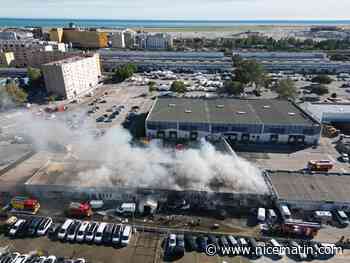 Bâtiment sinistré, circulation réduite, opérations en cours... Le point sur l’incendie qui s'est déclaré à l’ouest de Nice, ce vendredi