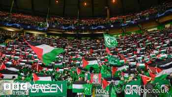 Celtic fans defy club appeal over Palestinian flag display