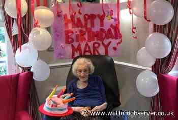 Watford care home resident celebrates 104th birthday