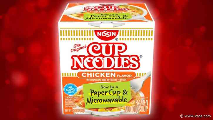 Cup Noodles will soon be microwavable as it ditches foam cups
