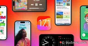 iOS 17.1 available now with these new features and bug fixes
