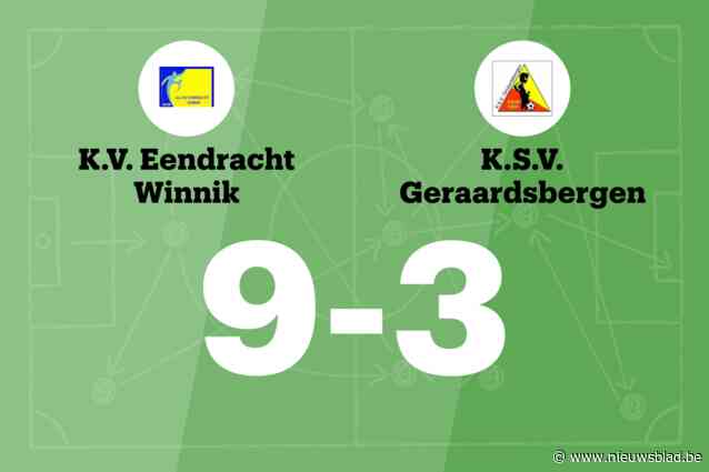 De Roeve leidt Eendracht Winnik B naar overwinning tegen KSV Geraardsbergen B