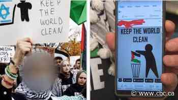 Hateful signs about Israel-Hamas conflict ramping up tensions in Winnipeg