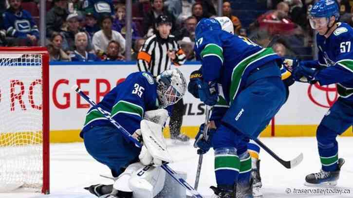 Hughes scores twice as Canucks defeat Blues for third consecutive win