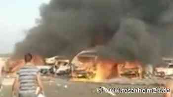 Feuer-Inferno auf Schnellstraße: Horror-Unfall in Ägypten fordert mindestens 35 Tote