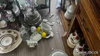 Alberta antique store says construction is causing china to rain down from shelves