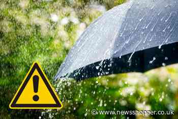 Met Office release yellow warning for rain in London