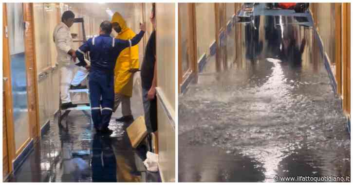 Crociera da incubo, la nave si allaga e ‘piove’ acqua dai soffitti: “Svegliati così alle 2 di notte, esperienza assolutamente terrificante”