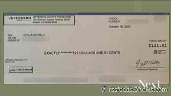 Jefferson County residents are getting their own, smaller TABOR refund checks