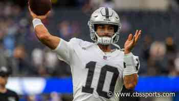 Raiders' Jimmy Garoppolo 'good to go' vs. Lions on Monday night after missing Bears loss with back injury