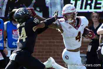 Coleman and Travis Help No. 4 Florida State Roll Past Wake Forest 41-16 to Stay Unbeaten