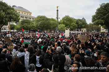 A Paris, des milliers de participants à un rassemblement pro-palestinien interdit