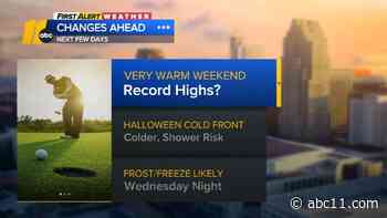 Record high today, another record tomorrow