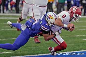 Neal Scores Go-Ahead TD With 55 Seconds Left, KU Holds on to Beat No. 6 Oklahoma 38-33