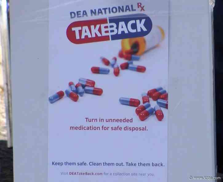 DEA hosts Take Back Day to remove unused medicines from households