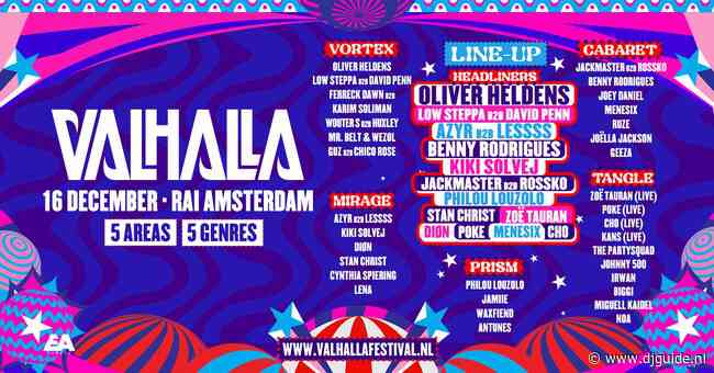 16-12-2023 Valhalla Festival  keert op 16 December 2023 terug voor zijn tiende editie naar de iconische RAI Amsterdam