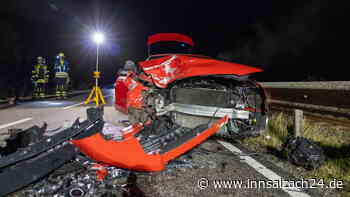 Schwerer Unfall auf B304 bei Nußdorf: Audi-Fahrer (23) stand unter Drogeneinfluss