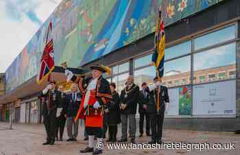 The new Broadway banner was officially unveiled last weekend