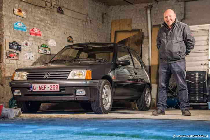 Sinds pa 36 jaar geleden deze Peugeot 205 kocht, is nu 48-jarige John al idolaat