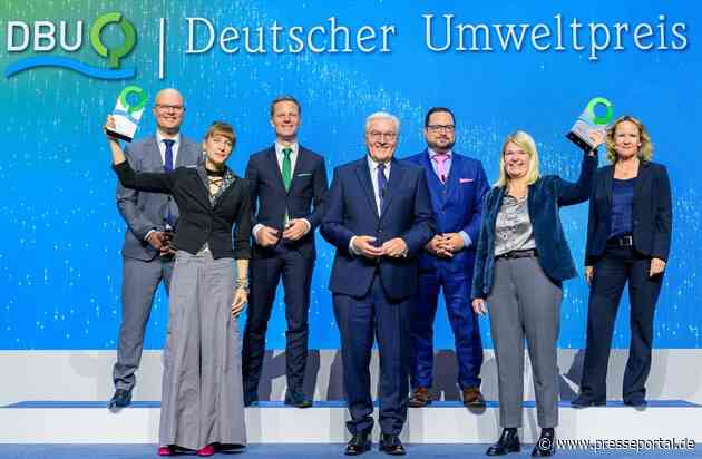 Steinmeier: Wegen des Klimawandels Lebensweise und Gewohnheiten ändern / Deutscher Umweltpreis der DBU "hoch angesehen"