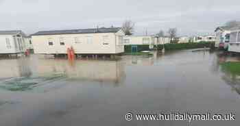 Withernsea Sands holiday park flooded after 'extreme rain'