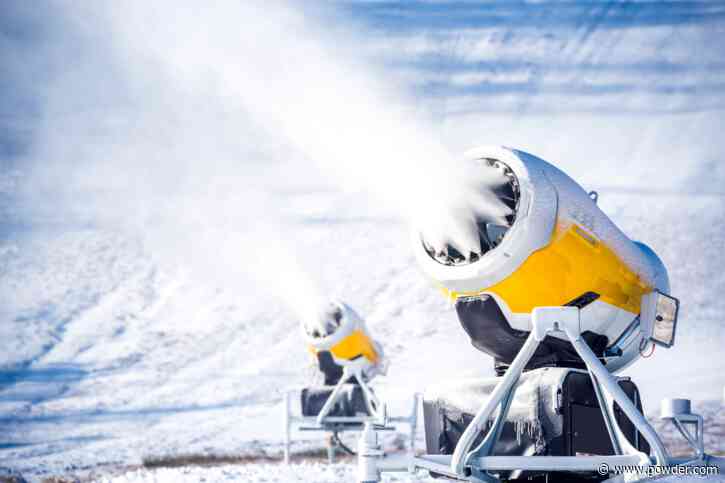 Utah Ski Resort Begins Full-Scale Snowmaking Effort