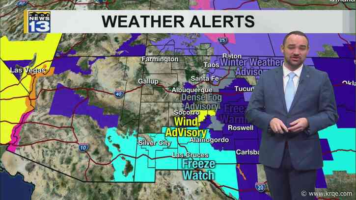 Gusty winds, colder temperatures, and wintry weather chances continue