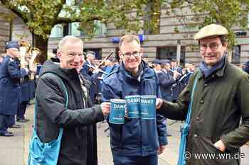 Spendensammlung in schweren Zeiten