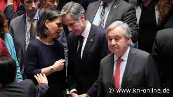Nahost-Resolution: Kritik an Baerbocks Enthaltung in UN-Versammlung